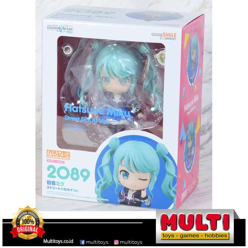Jual Nendoroid 2089 Hatsune Miku Street Sekai 17360 Di