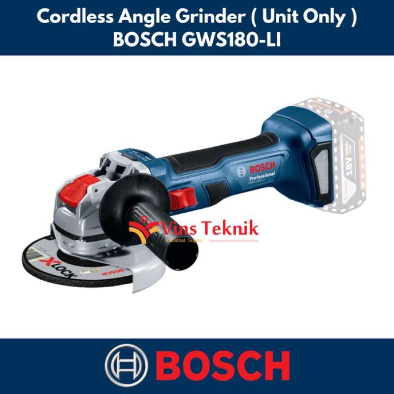 Jual Grinder Bosch Gws180 Li Original Murah Harga Diskon