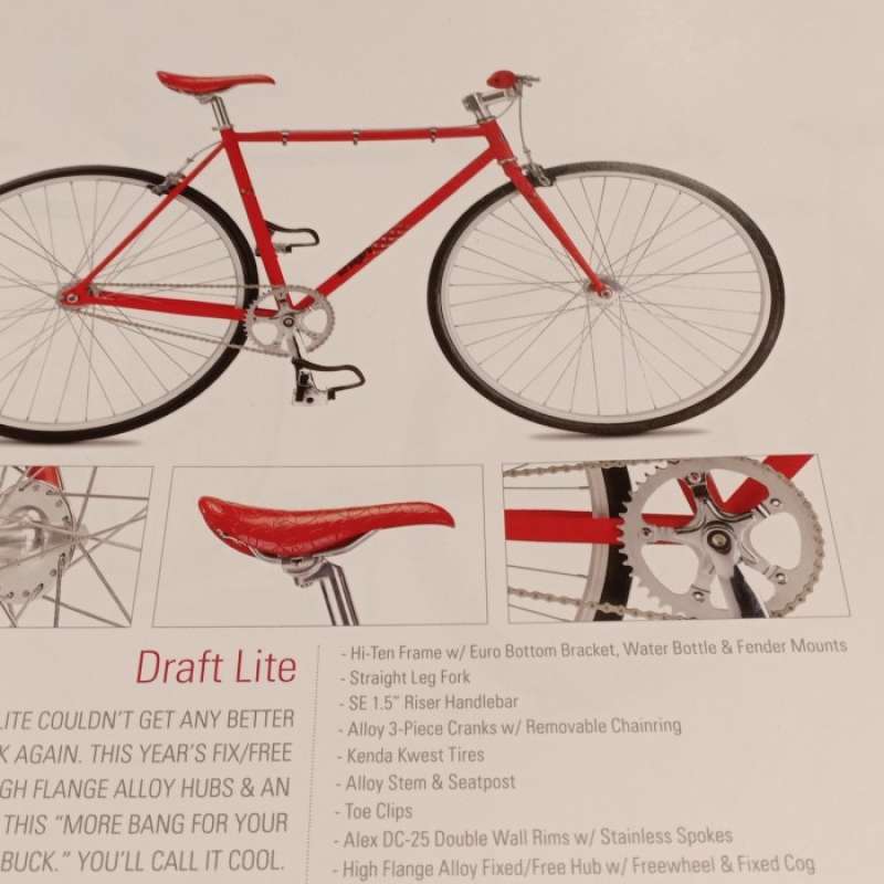 Sepeda sales fixie schwinn