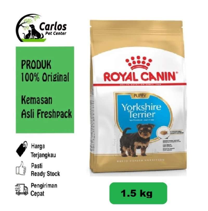 Promo Royal Canin Yorkshire Junior 1.5 kg Diskon 33 di Seller