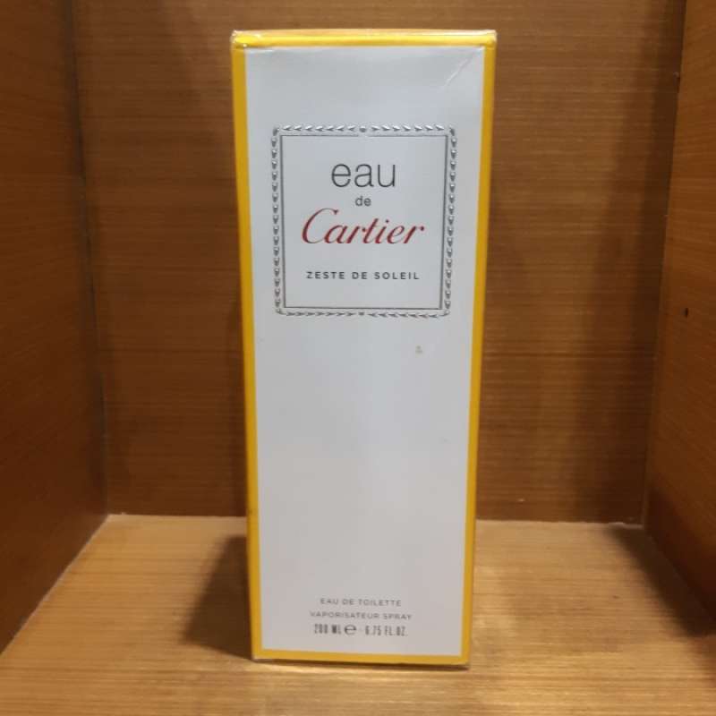 Eau de cartier zeste de soleil 200ml discount