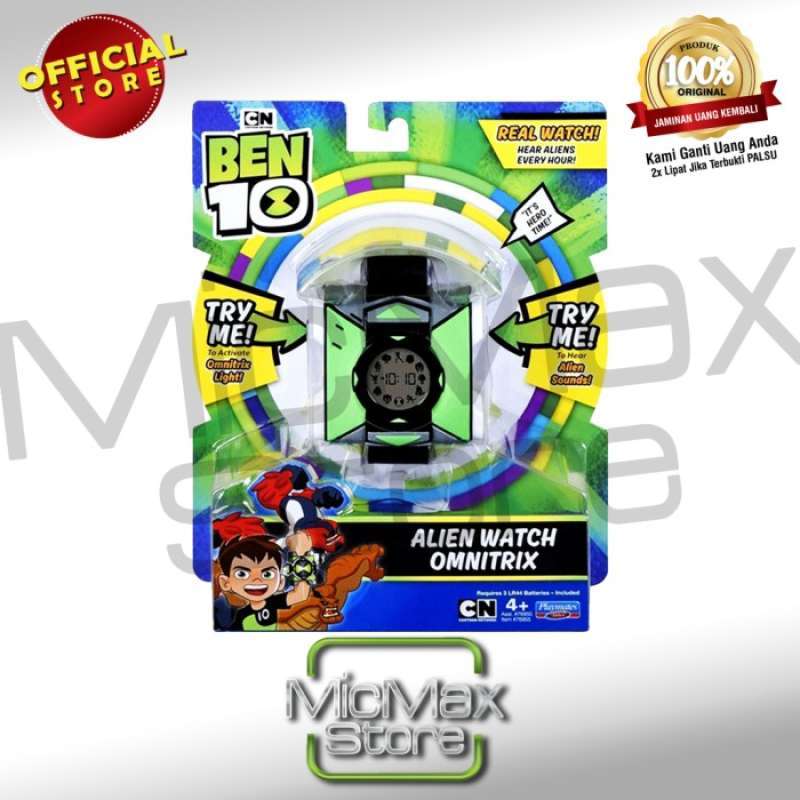 Promo BEN 10 BASIC OMNITRIX JAM TANGAN BEN10 MAINAN ORIGINAL ASLI