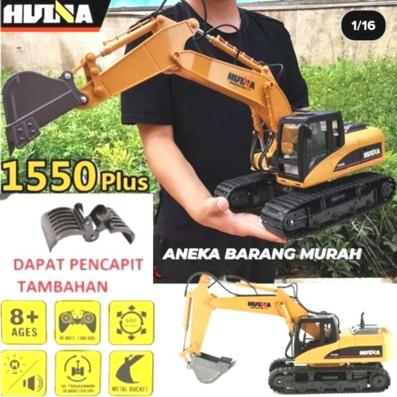Rc excavator huina 1550 sales