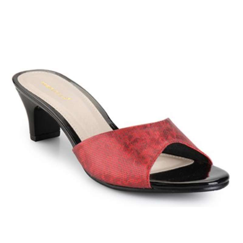 Sepatu Low Slip On Heels Marelli Sandal Mid Low Heels Wanita Hak