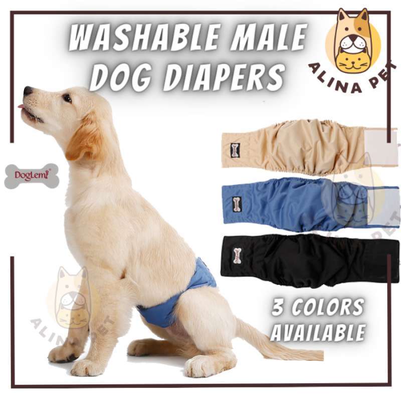 Promo 100 Produk Ori Celana Popok Anjing Jantan Washable Dog Pee