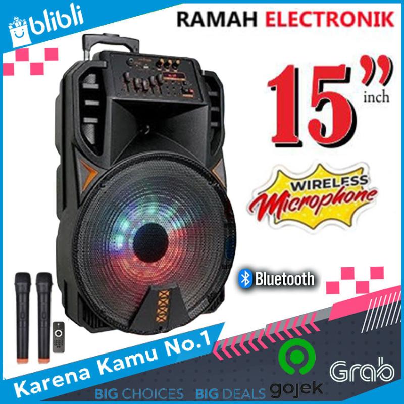 Promo Speaker Advance K 1506 Speaker Bluetooth Portable 15 Inch