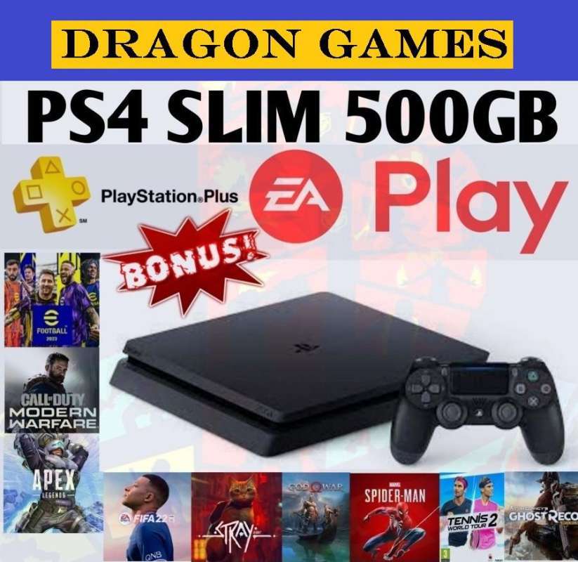 Jual Ps4slim Bunde Megapack 500gb Void Sony Resmi Pre Owned Bonus