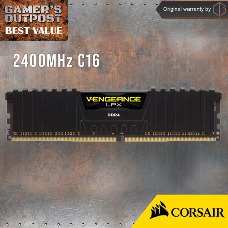Vengeance LPX DDR4 4GB 1x4GB 2400MHz CMK4GX4M1A2400C16