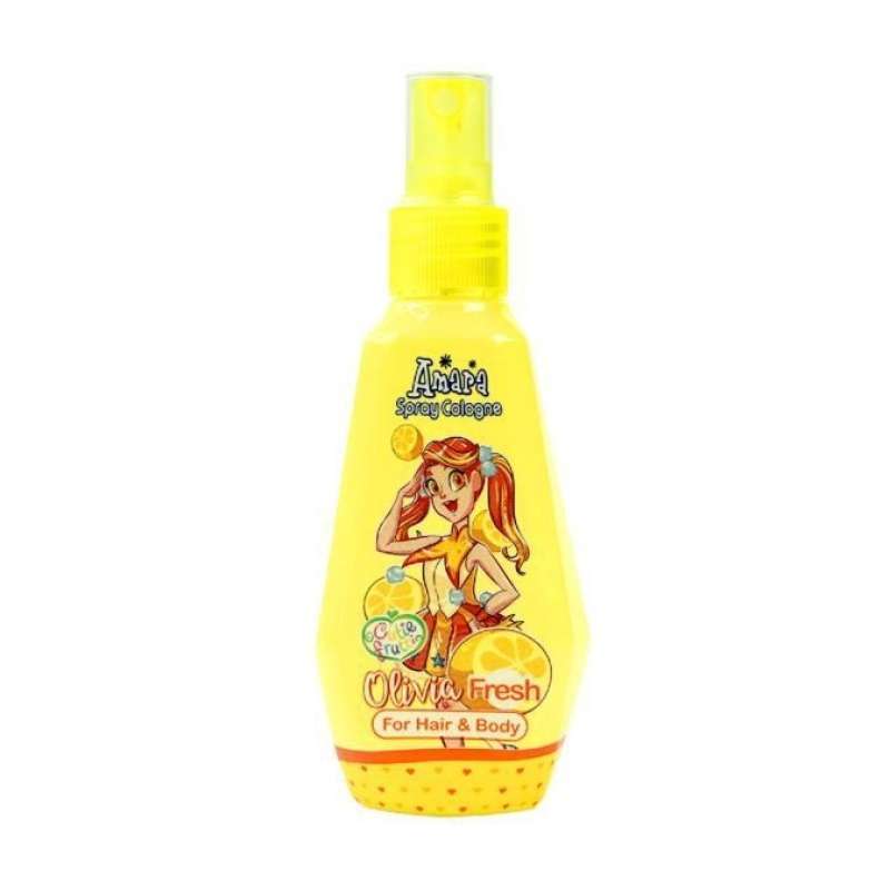 Promo Amara Spray Body Hair Parfum Cologne Aman Anak Bpom Ada 2 Design Beda Fruitty Smell Fresh Exotic Fruit Hair Body Diskon 15 Di Seller Mishana Shop Pakulonan