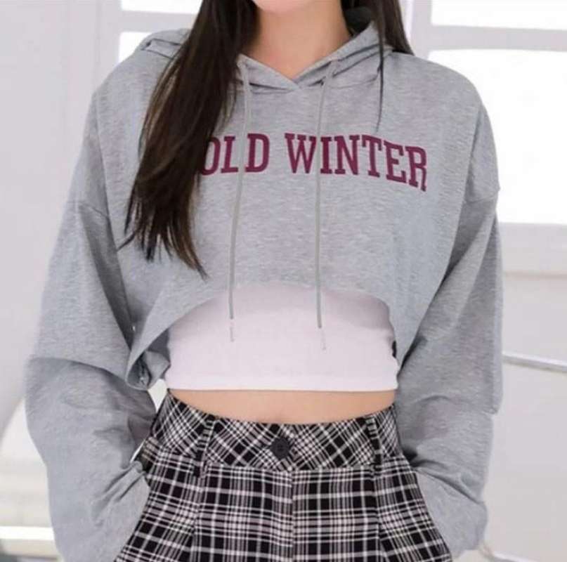 Hoodie crop outlet