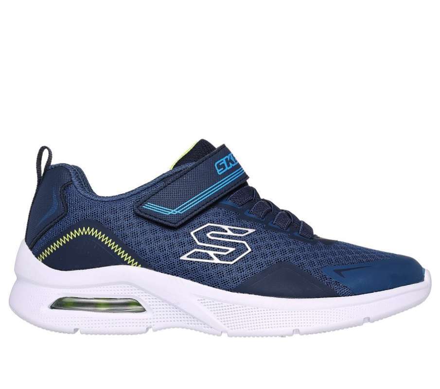 ORI SEPATU ANAK PRIA SKECHERS MICROSPEC MAX 403820L NVLM