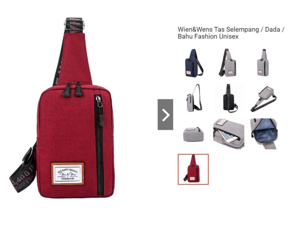 Wien Wens Tas Selempang Dada Bahu Fashion Unisex BUY 1 GET