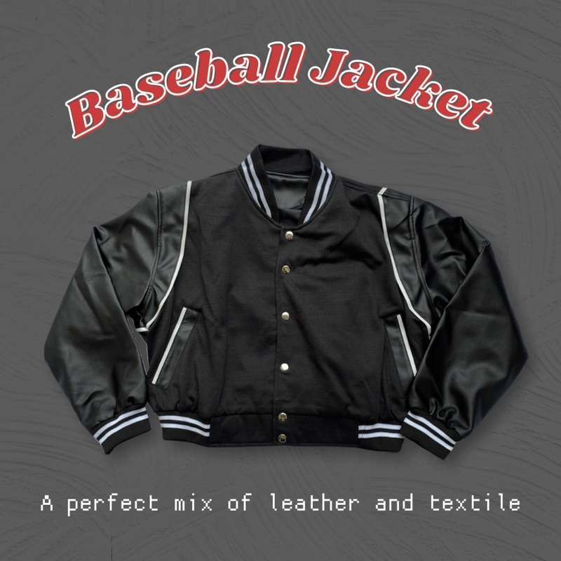 Jaket on sale varsity kulit