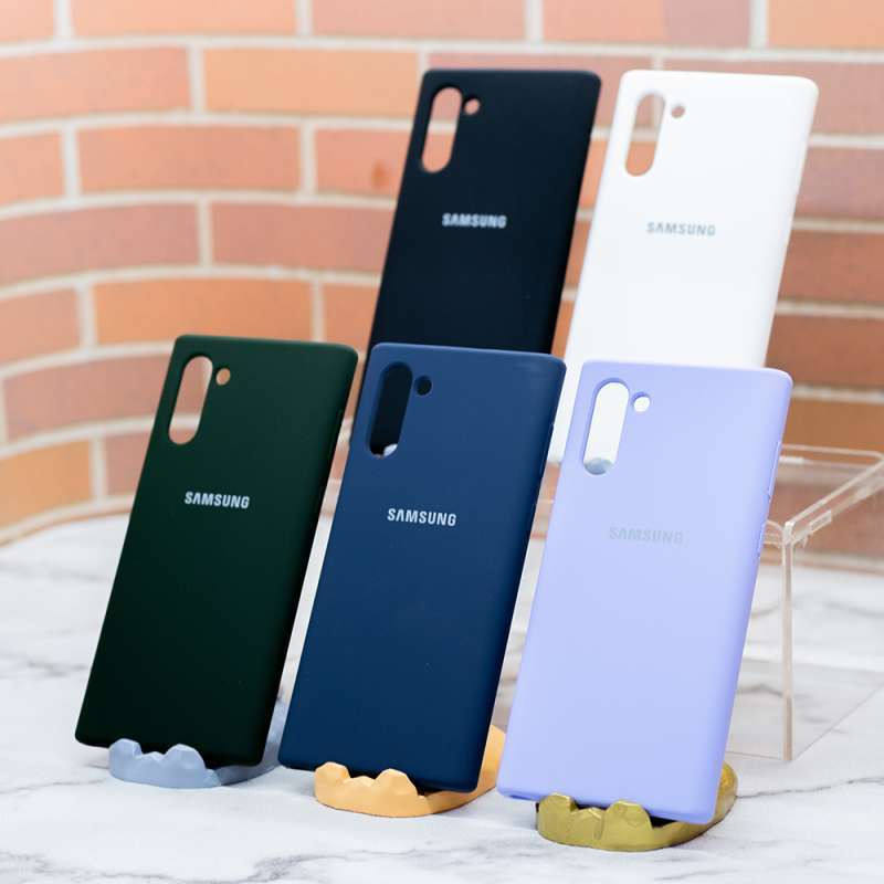Samsung Galaxy Note 10 Note10 Silicone Full Cover Soft Case Silikon Soft  Casing Original