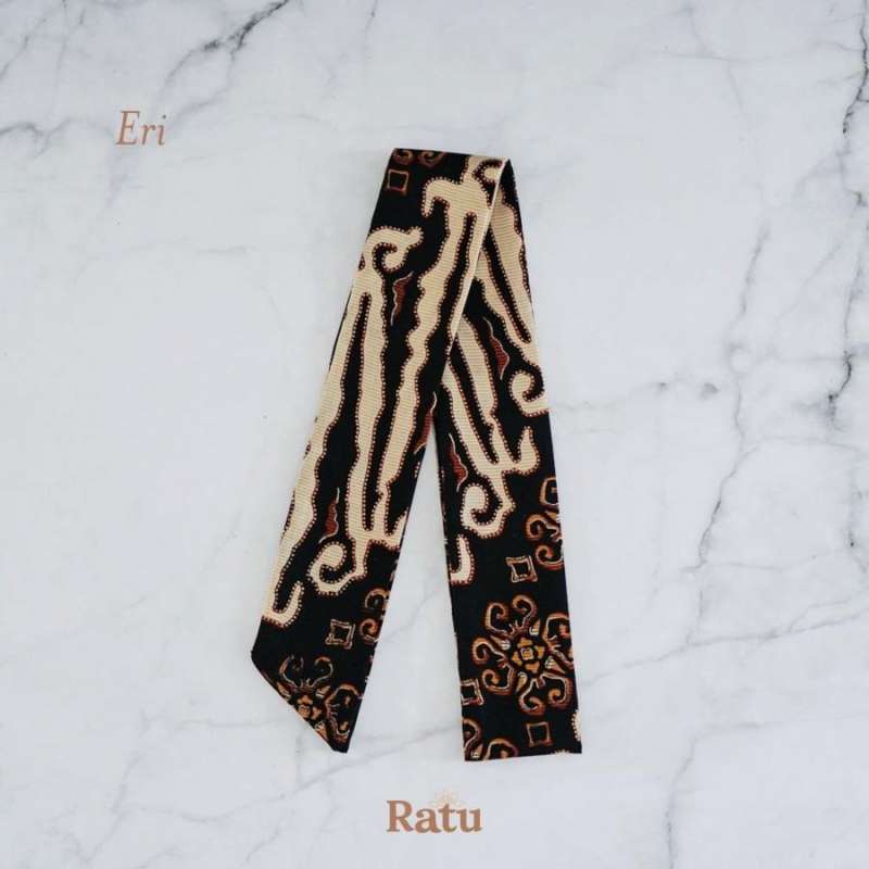 Syal Batik Neck Scarf Twilly Batik Katun Silky Eri