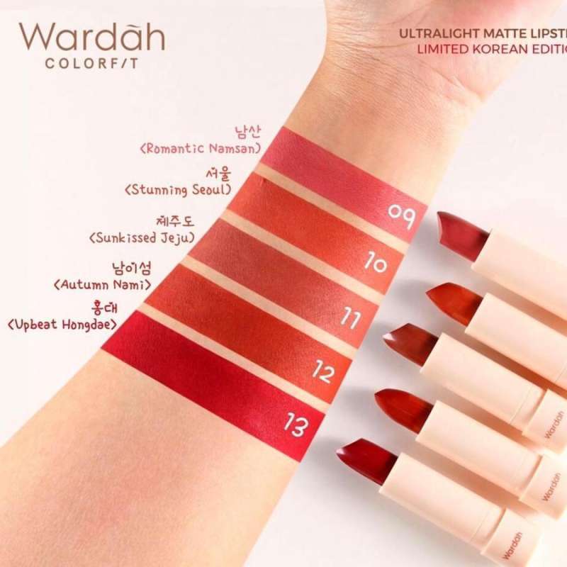 Wardah colorfit ultralight matte lipstick hot sale