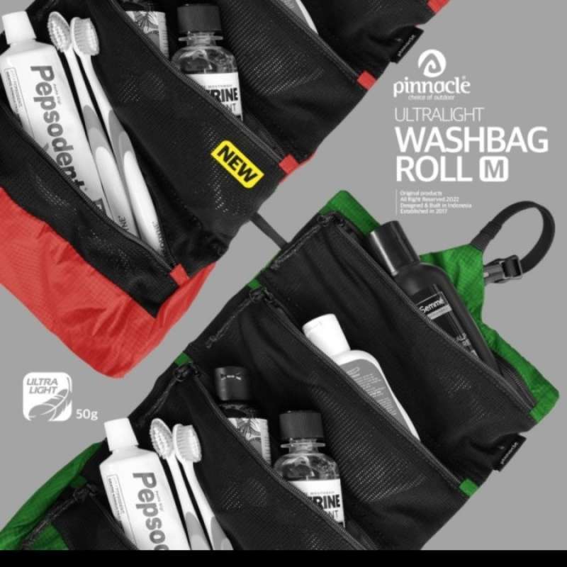 Ultralight store washbag roll
