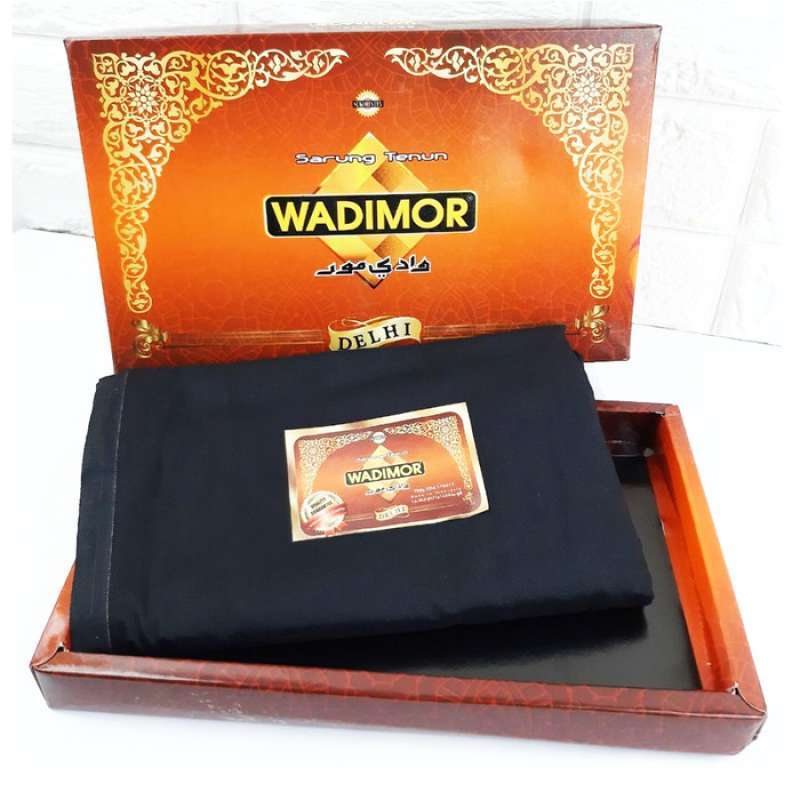 Promo Gratis Ongkir Sarung Wadimor Hitam Putih - Sarung Murah Sarung Sholat  Sarung Santri - Hitam Diskon 35% di Seller The Grove - Serua, Kota Depok |  Blibli