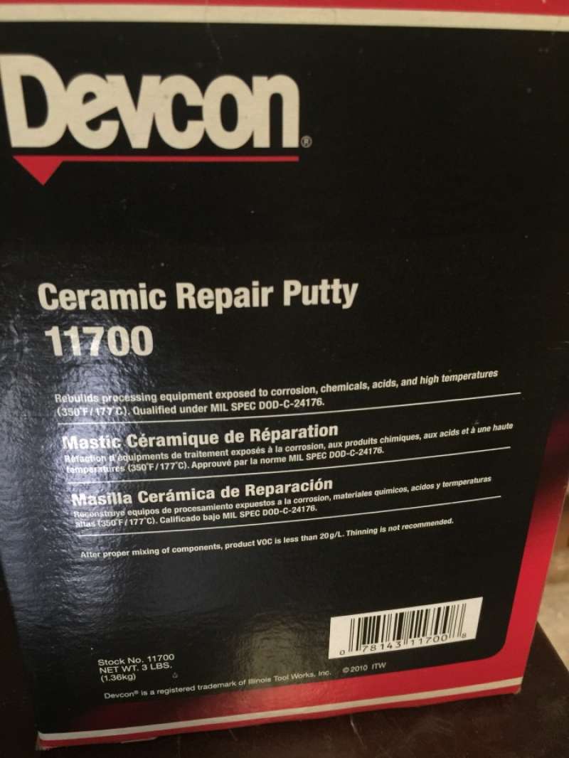 DEVCON CERAMIC REPAIR PUTTY 1 kg Kit