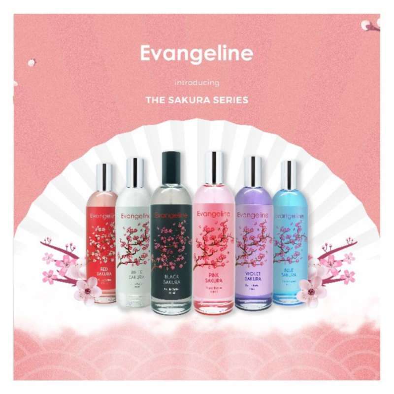 EVANGELINE SAKURA EAU DE PARFUME NATURAL SPRAY VAPORISATEUR 100ML