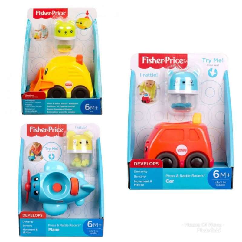 Fisher price press discount and rattle racers