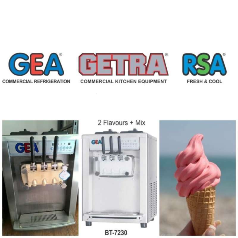 Harga mesin soft top ice cream gea