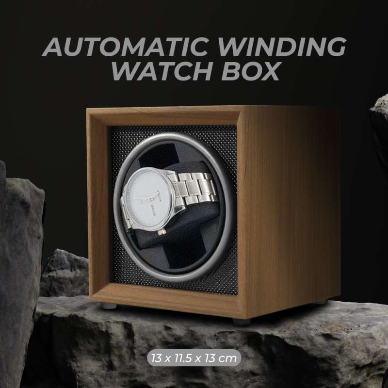 Auto winding watch box shop