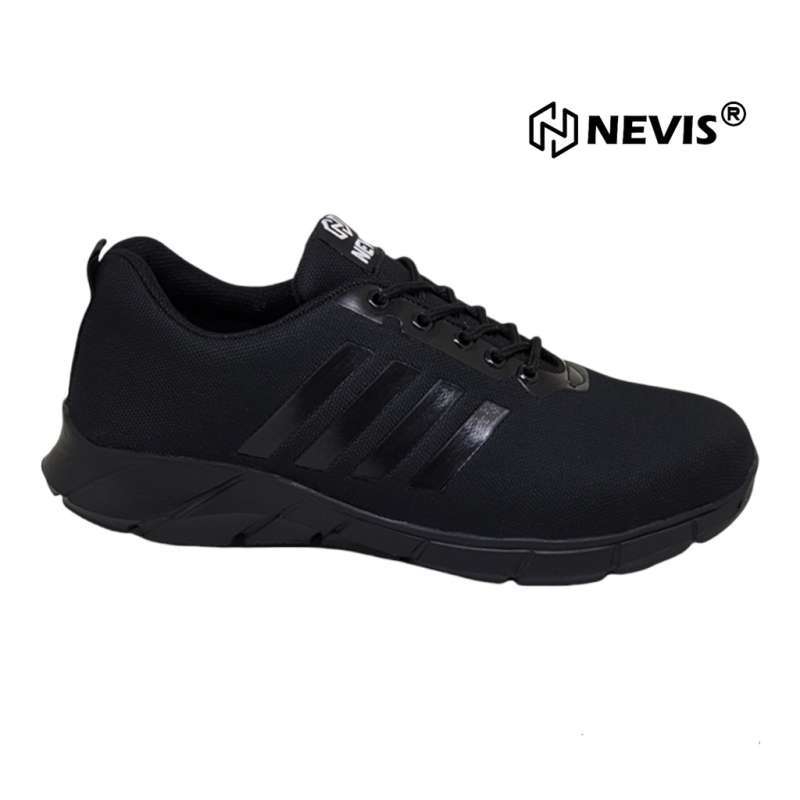 Sepatu sneakers cheap full black