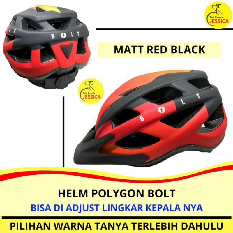 helm sepeda mtb roadbike polygon bolt