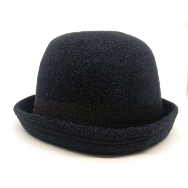 Topi chaplin anak bowler hat fedora polos