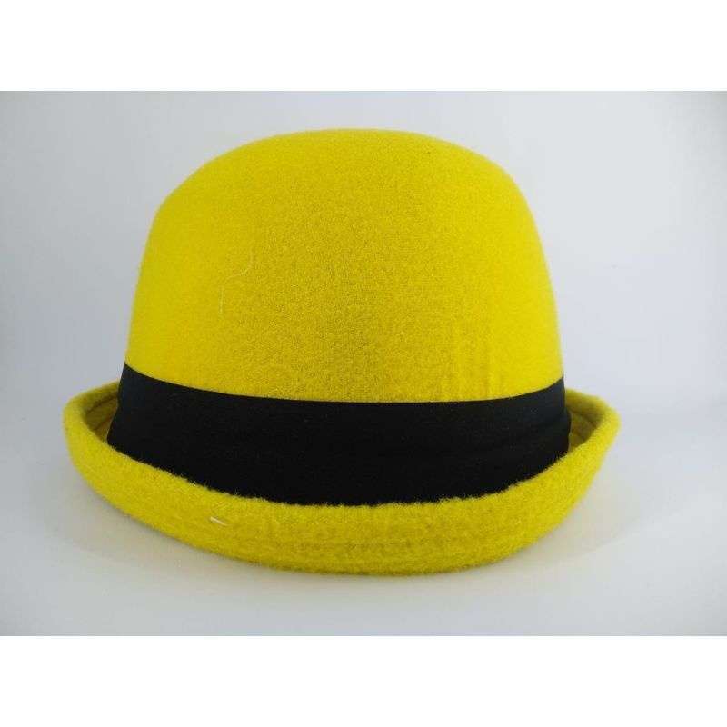Topi chaplin anak bowler hat fedora polos