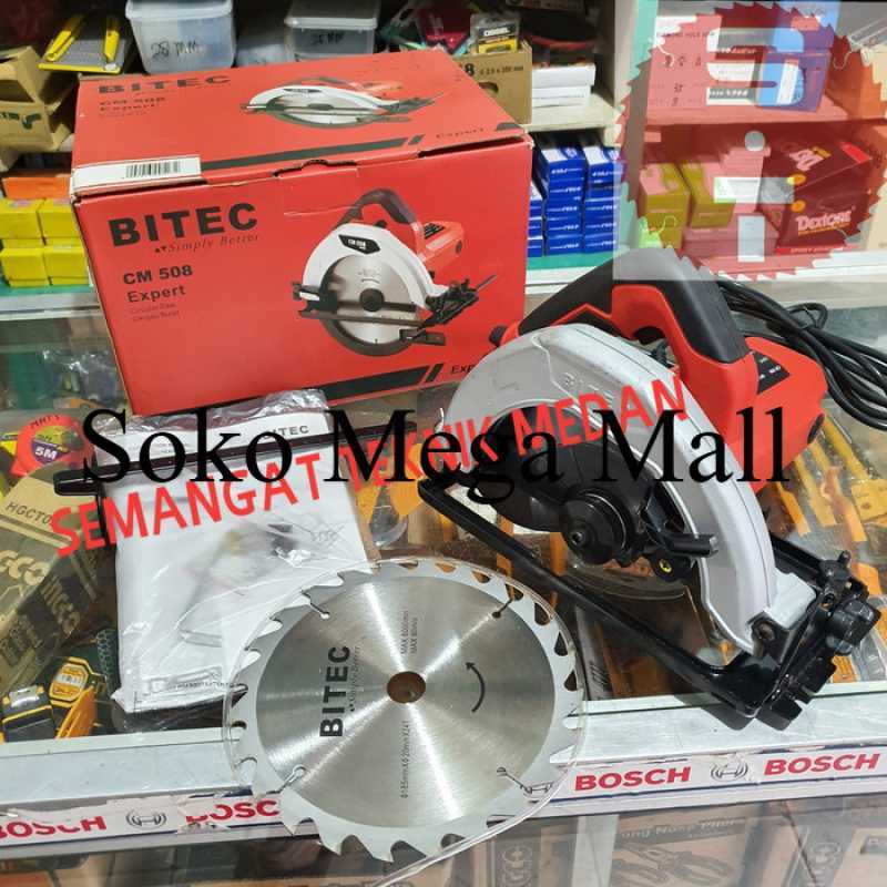 Murah CM508 MESIN GERGAJI BELAH POTONG KAYU CIRCULAR SAW 7 BITEC CM 508 GBL732