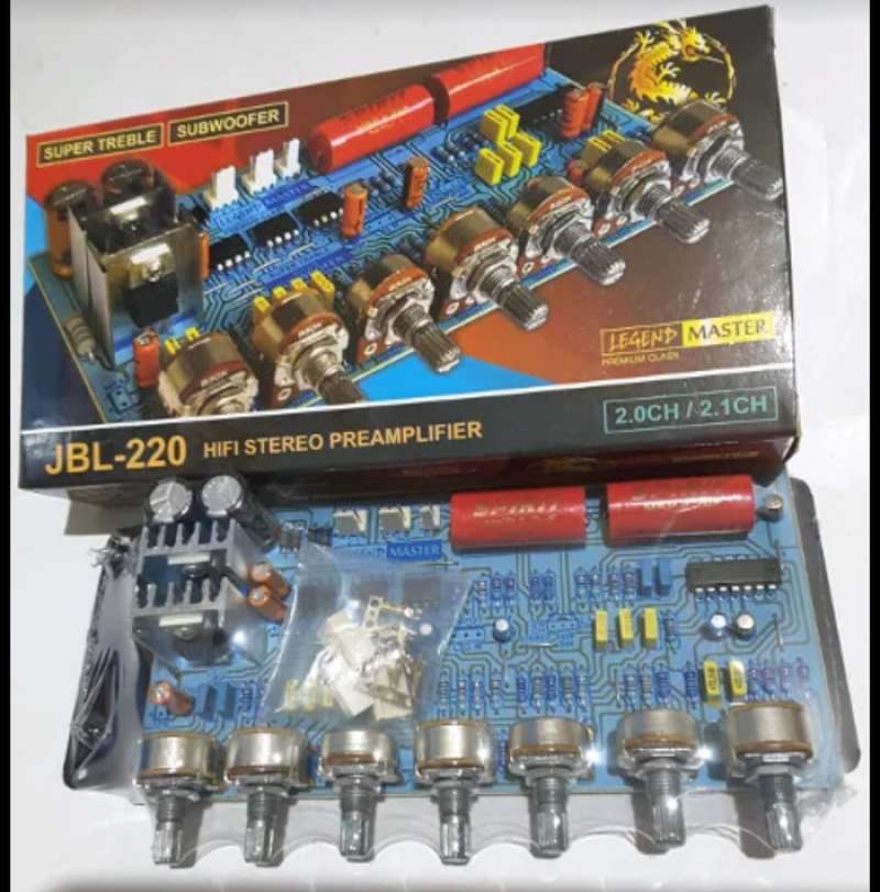 Promo KIT MASTER PREAMPLIFIER SUBWOOFER JBL 220 Diskon 26 di