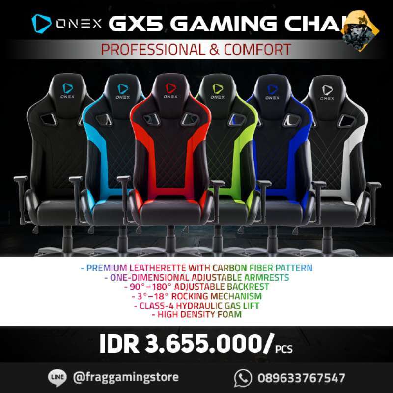 Jual ONEX GX5 GX 5 Premium Quality Gaming Chair Kursi Gaming di