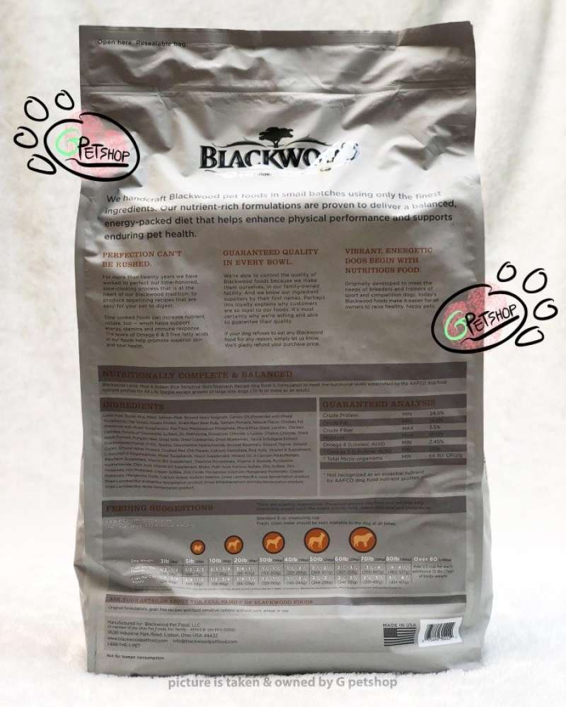 Blackwood puppy food top