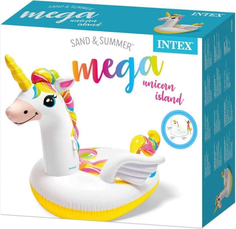 Pelampung Intex Mega Unicorn Island Intex 57281