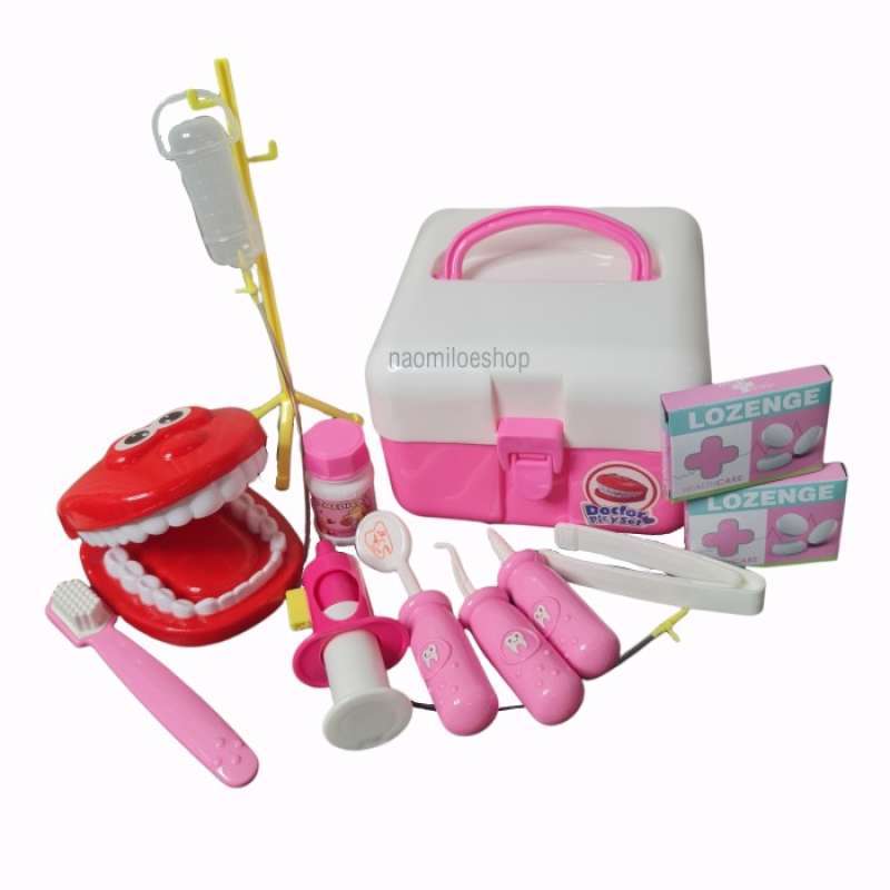 Jual Doctor Playset Dental Clinic Mainan Dokter Gigi Anak Koper