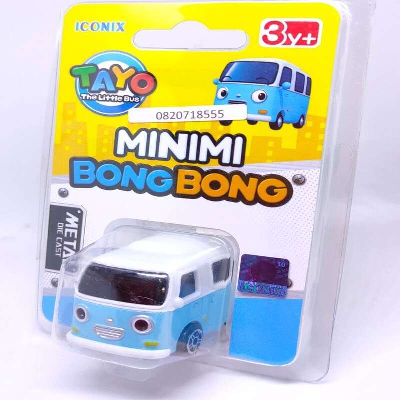 ORIGINAL Tayo The Little Bus Iconix Metal Diecast Minimi Bong Bong Van