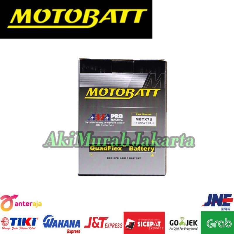 Promo Aki Motor Yamaha R25 Motobatt Mbtx7U Aki Gel Aki Kering