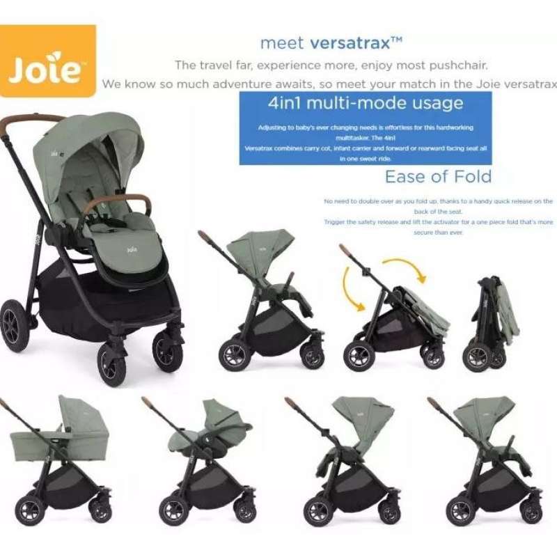 Joie versatrax stroller hotsell