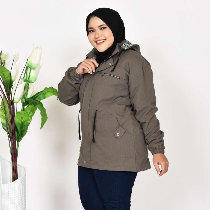 Promo Jaket Parka Wanita Jumbo Tebal Musim Dingin Bahan Baby