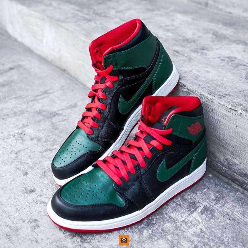 Jordan 1 sale green gucci