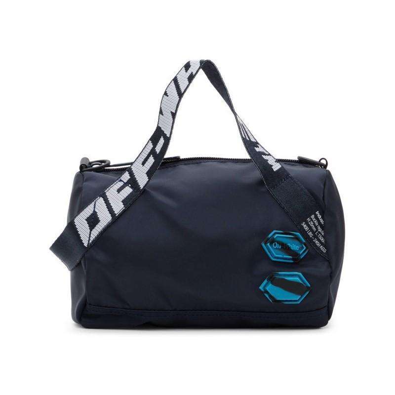 Off white nylon baby duffle bag online