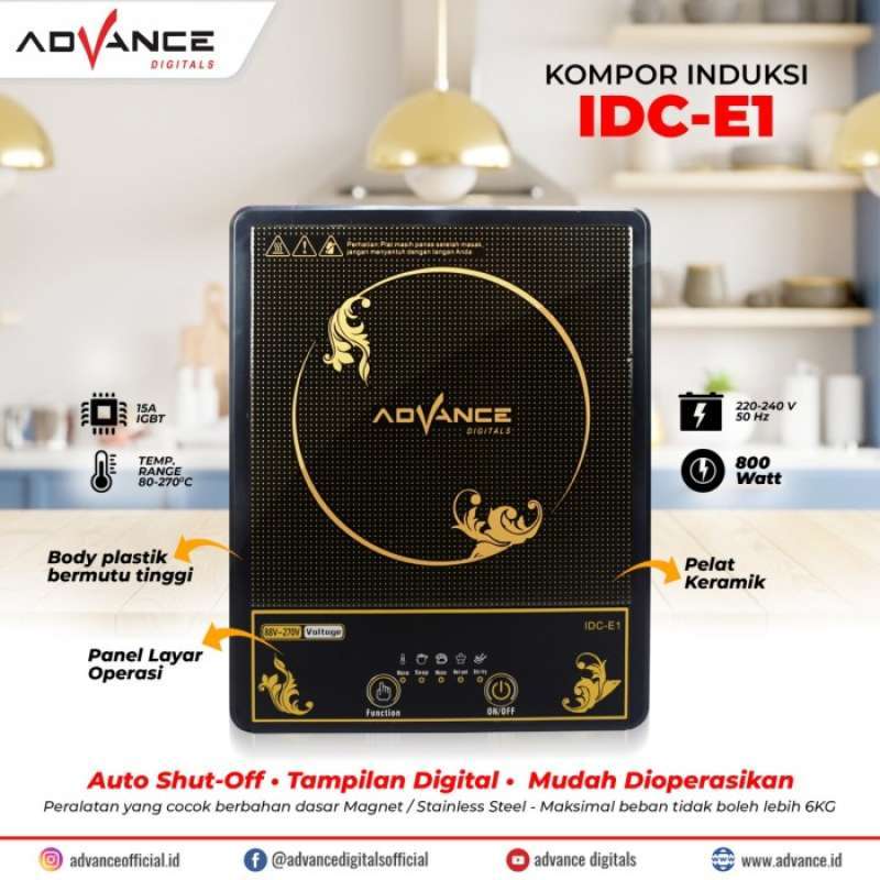 E1 induction cooker top