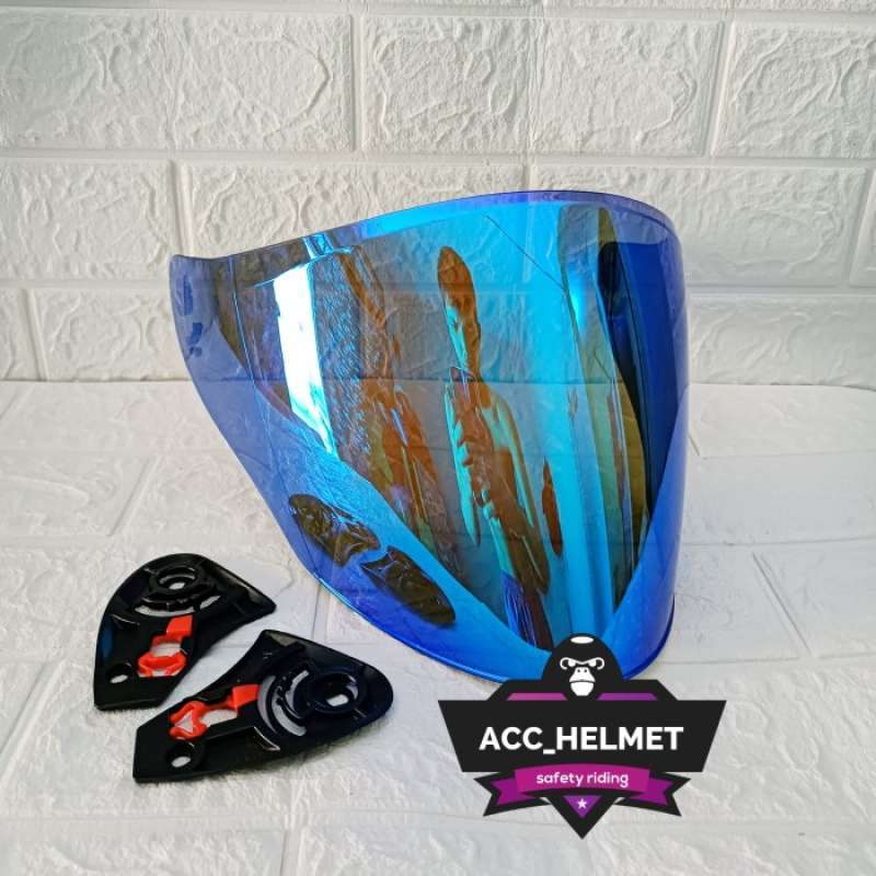 Visor venom outlet iridium blue