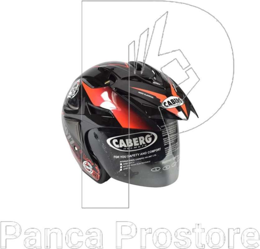 Helm caberg top half face