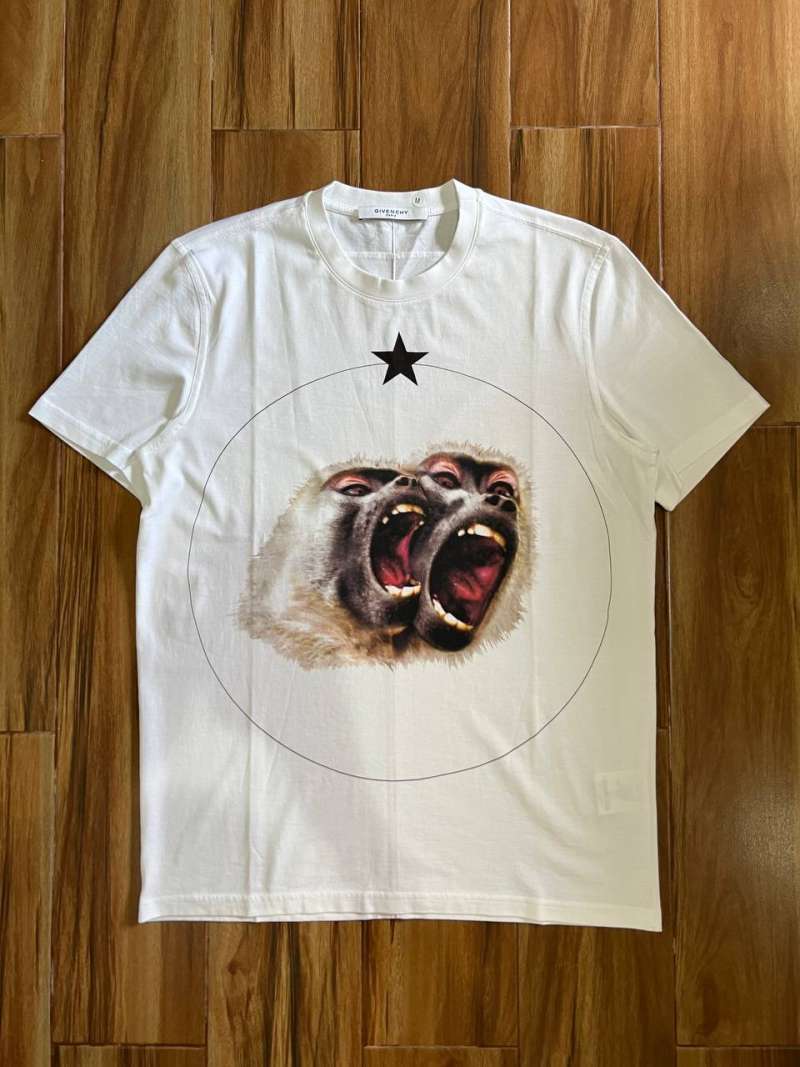 Givenchy monkey t shirt white sales
