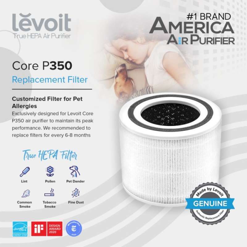 Levoit Core P350 Air Purifier Replacement Filter