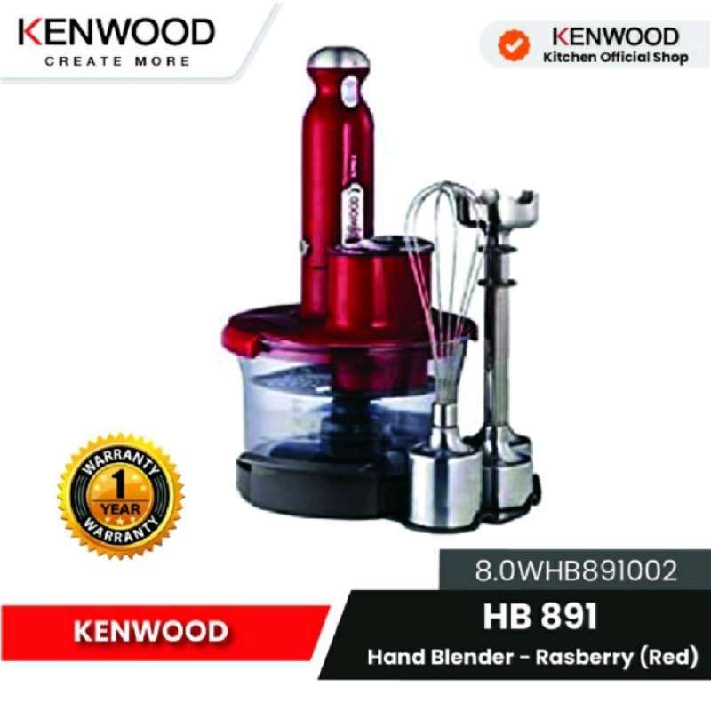 Kenwood HB 891 Hand Blender Rasberry RED Bergaransi Resmi 1 Thn