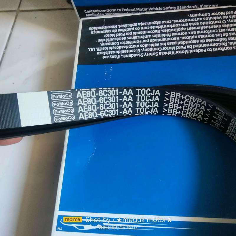 Fan belt ford fiesta outlet
